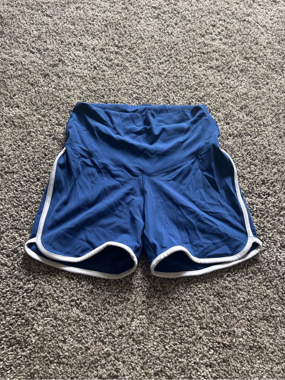 Aerie Blue Shorts with White Trim